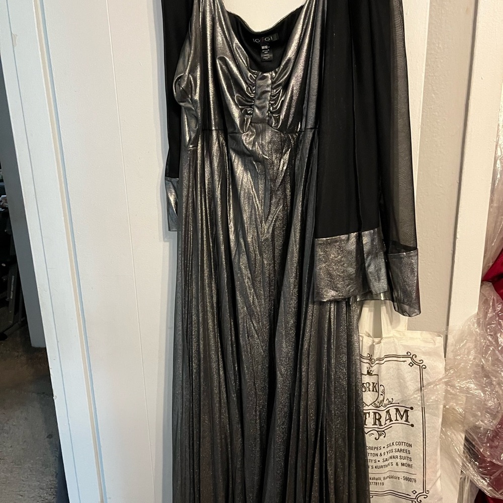 Igigi Metallic Black Dress